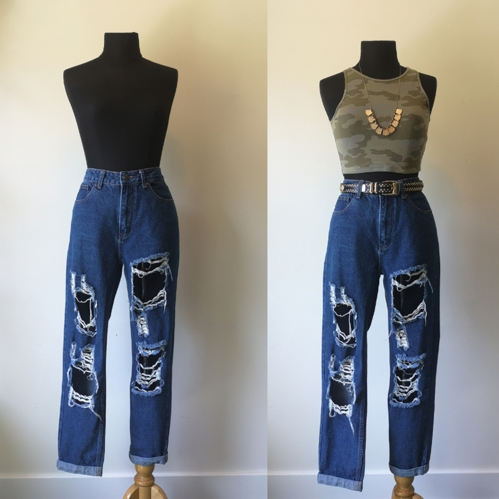 Rockn Rev Distressed Jeans